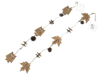 Opakowanie Dekoracja z korka Sowa 85cm MIX