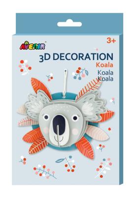 Dekoracje 3D - koala. Wydawca: Russell. SmakLiter.pl Opakowanie Dekoracje 3D - koala