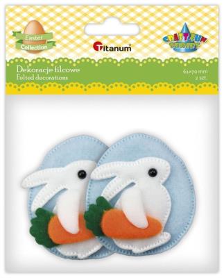 Opakowanie Dekoracje filcowe 3D jajka 2szt