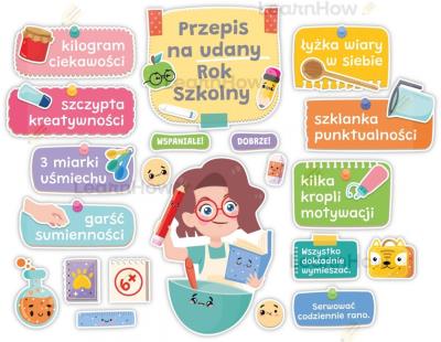 Opakowanie Dekoracje klasowe - Przepis na... 21szt