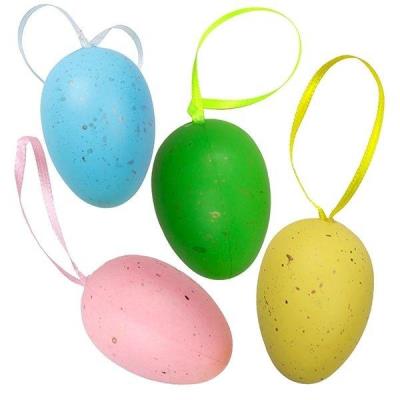 Opakowanie Dekoracje plastikowe zawieszki jajka 40x60mm 5szt