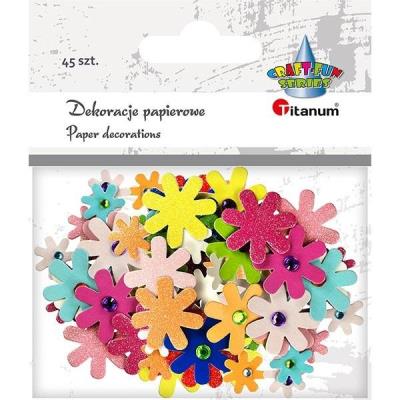 Opakowanie Dekoracje z kryształkiem mix 45szt