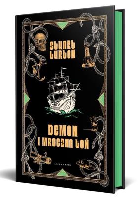 Demon i mroczna toń (barwione brzegi). Autor: Stuart Turton. SmakLiter.pl Okładka książki Demon i mroczna toń (barwione brzegi)