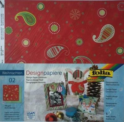 Opakowanie Design-papier 190 g/m2 30,5x30,5cm 5 arkuszy