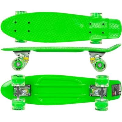 Opakowanie Deskorolka plastikowa zielona LED 56cm