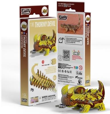 Opakowanie Diabeł kolczasty Eugy. Eko Ukladanka 3D
