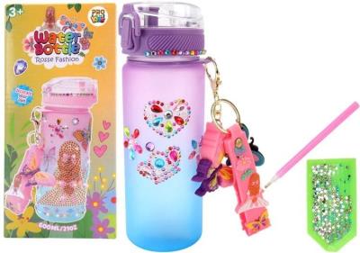 Opakowanie Diamentowa butelka do z brelokiem motyl 600ml
