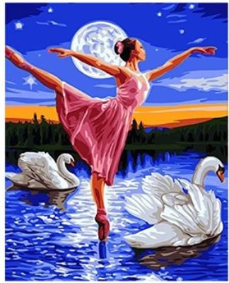 Opakowanie Diamentowa Mozaika Baletnica i łabędzie NO-1007763