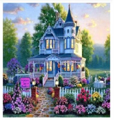Opakowanie Diamentowa Mozaika Domek z ogrodem  NO-1006296