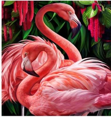 Opakowanie Diamentowa Mozaika Flamingi duże różowe NO-1007350