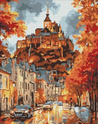 Opakowanie Diamentowa mozaika - Jesienne Miasteczko 40x50cm