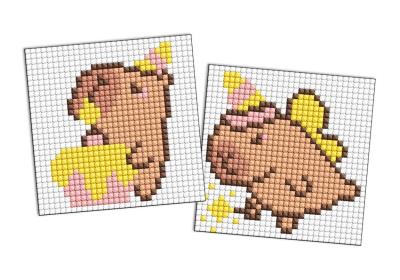 Opakowanie Diamentowa mozaika Kids - Kapibara się bawi 9x9cm