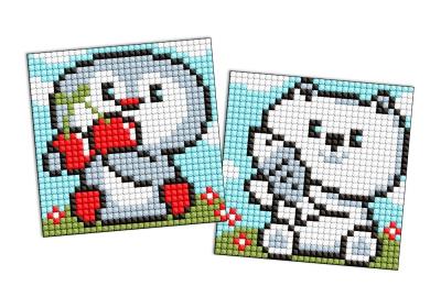 Opakowanie Diamentowa mozaika Kids magnes - Pingwin i.. 9x9cm