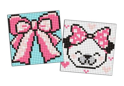 Opakowanie Diamentowa mozaika Kids naklejka - Muszka 9x9cm