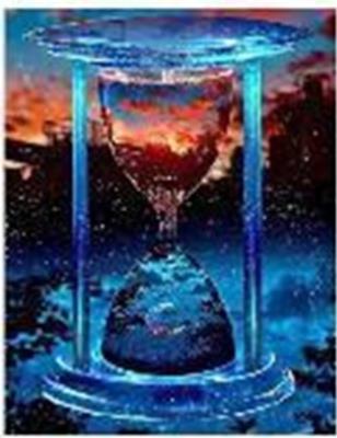 Opakowanie Diamentowa Mozaika Klepsydra w wodzie NO-1007001