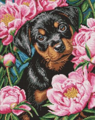 Opakowanie Diamentowa mozaika - Kwiatowe marzenia... 40x50cm