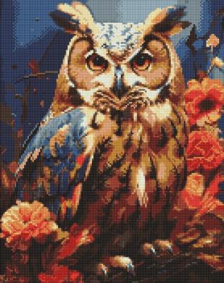 Opakowanie Diamentowa mozaika - Leśna sowa 40x50cm