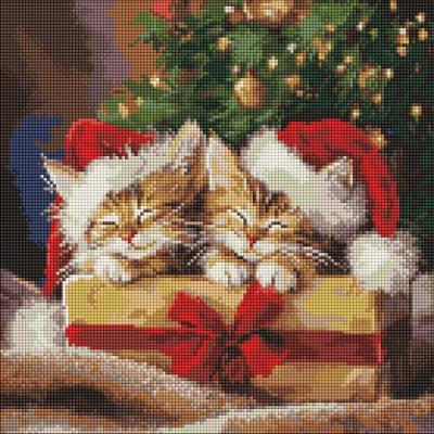 Opakowanie Diamentowa mozaika - Puszyste prezenty 40x40cm