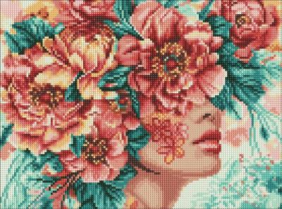 Opakowanie Diamentowa mozaika - Romantyzm kwiatów 30x40cm