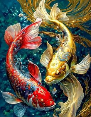 Opakowanie Diamentowa Mozaika Ryby w stawie NO-2003061