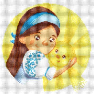 Opakowanie Diamentowa mozaika - Słoneczko 30x30cm