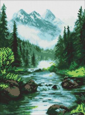 Opakowanie Diamentowa mozaika - Tajemnicze źródło 30x40cm