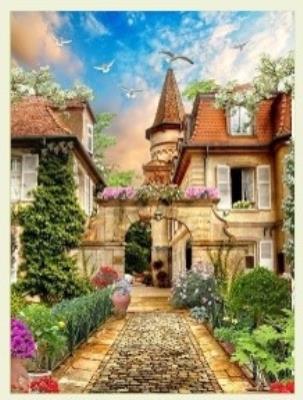 Opakowanie Diamentowa Mozaika Uliczka brukowana koło dworku NO-1008544