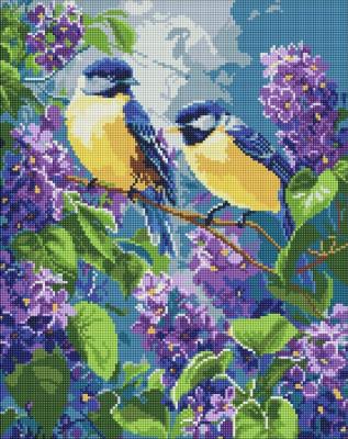 Opakowanie Diamentowa mozaika - Wiosenny duet 40x50cm