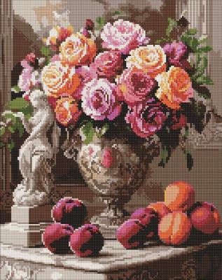 Opakowanie Diamentowa mozaika - Wykwintne róże 40x50cm