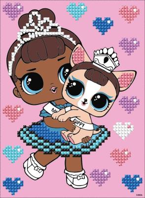 Opakowanie Diamnetowa mozaika - LOL Miss Baby 15x20cm