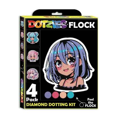 Opakowanie Diamond Dotz - Adults Flocked Neon Anime Girls