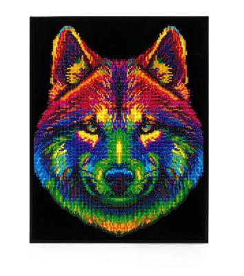 Opakowanie Diamond Dotz - Adults Flocked Neon Wolf