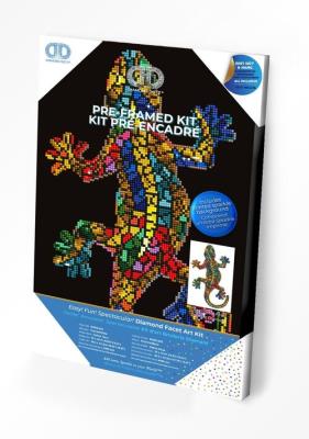 Opakowanie DIAMOND DOTZ ADULTS GEKKO PAUA WITH FRAME