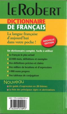 Okładka książki Dictionnaire de francais 65000 mots definitions...