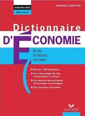 Okładka książki Dictionnaire d`economie et des sciences sociales