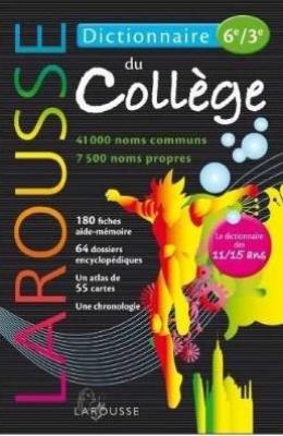 Okładka książki Dictionnaire du College