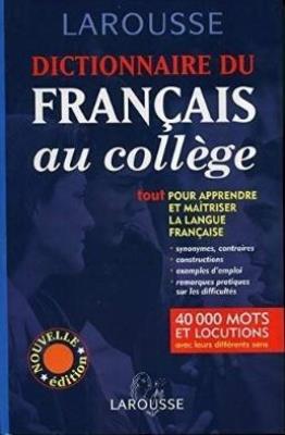 Okładka książki Dictionnaire du francais au college