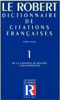 Okładka książki Dictionnaire poche citations francaises T.1