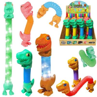 Opakowanie Dinozaur rurka pop tube ze światłem