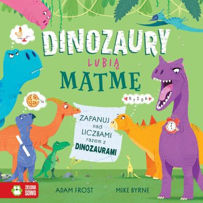 Okładka książki Dinozaury lubią matmę - uszkodzone