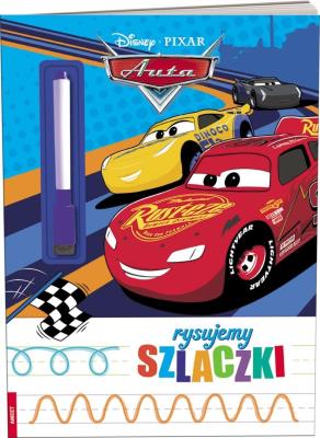 Okładka książki Disney Auta. Rysujemy szlaczki