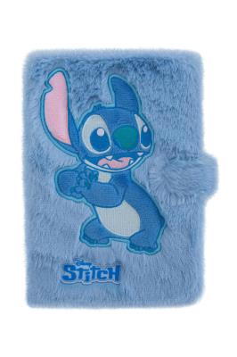 Opakowanie DISNEY FLUFFY - NOTES A5 / 80 K. ZAPIĘCIE - STITCH - BLUE