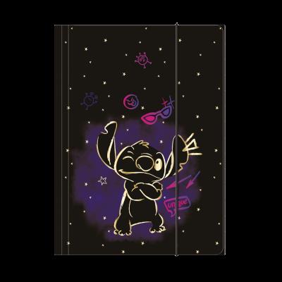 Opakowanie DISNEY GOLD - TECZKA KARTONOWA A4 Z GUMKĄ - WZÓR 3 - STITCH /12/
