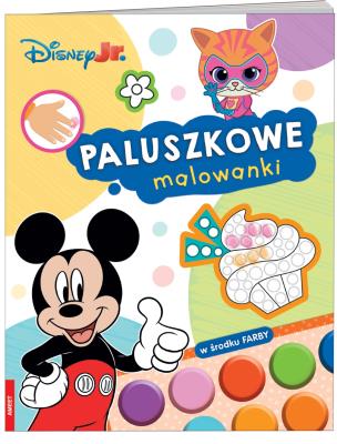 Disney Junior Paluszkowe Malowanki. Autor: Oparcowanie zbiorowe. SmakLiter.pl Okładka książki Disney Junior Paluszkowe Malowanki