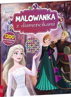 Okładka książki Disney kraina lodu. Malowanka z diamencikami
