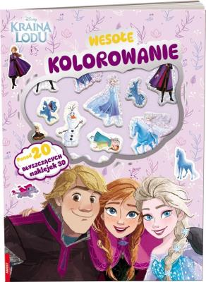 Okładka książki Disney Kraina Lodu. Wesołe kolorowanie