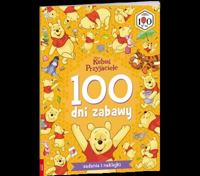 Okładka książki Disney Kubuś i przyjaciele 100 dni zabawy STO-9104