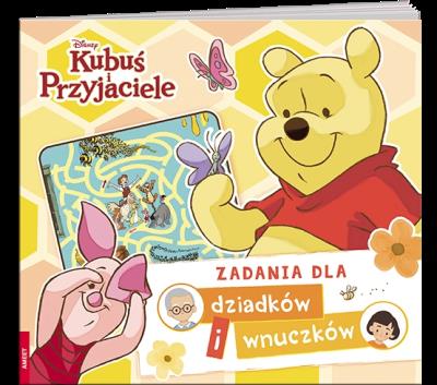 Okładka książki Disney Kubuś i przyjaciele Zadania dla dziadków i wnuczków DIW-9101