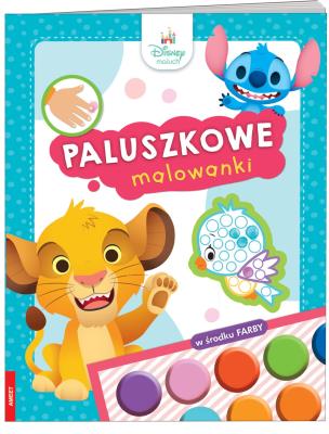 Disney Maluch Paluszkowe Malowanki. Autor: Opracowanie zbiorowe. SmakLiter.pl Okładka książki Disney Maluch Paluszkowe Malowanki