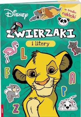Disney MIX. Zwierzęta i litery. Autor: Opracowanie zbiorowe. SmakLiter.pl Okładka książki Disney MIX. Zwierzęta i litery